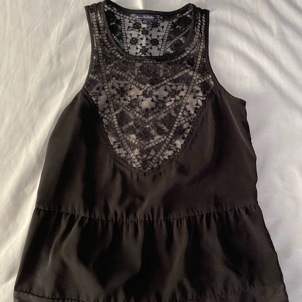 black dress tank top